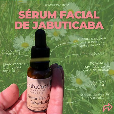 Sérum Facial de Jabuticaba (aroma lavanda)