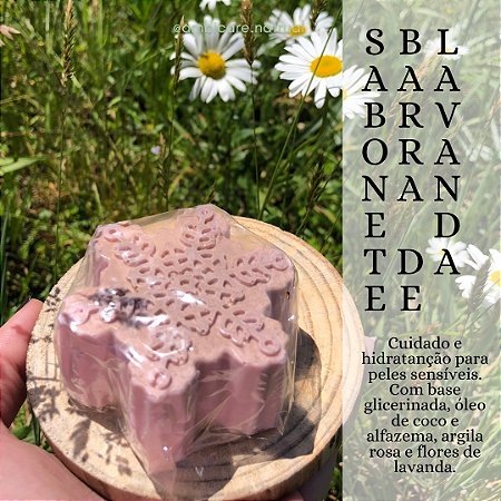 Sabonete em barra de lavanda