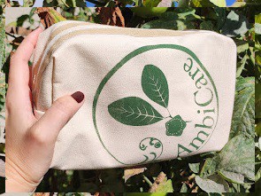 Necessaire de lona cru - Tam G