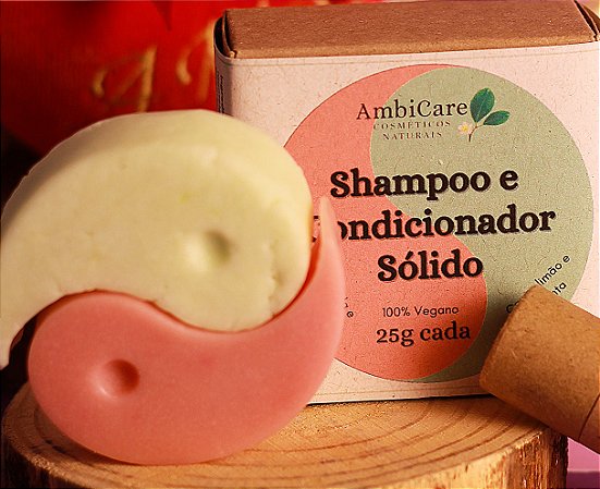 Shampoo e Condicionador Sólidos (no kraft)