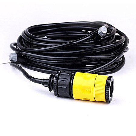 Mangueira Climatizadora Sistema Irrigação Kit 10M Jardim