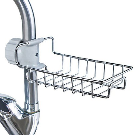 Cesto Multiuso Organizador Pia Escorredor Torneira Inox