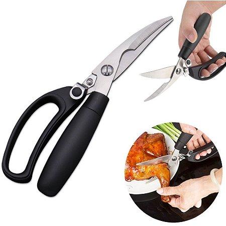 Tesoura De Cortar Frango Cozinha Grande Profissional Inox