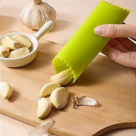 Descascador De Alho De Silicone Mágico Sem Odor Nas Mãos Espremedor Cozinha Removedor Pele Casca Legumes Tempero