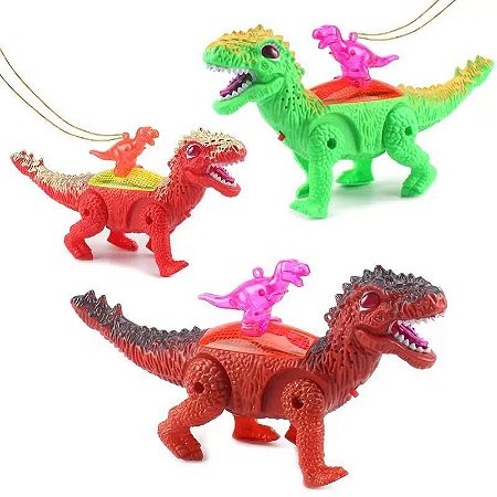 Dinossauro Robô De Brinquedo Com Luzes Led Movimento E Som