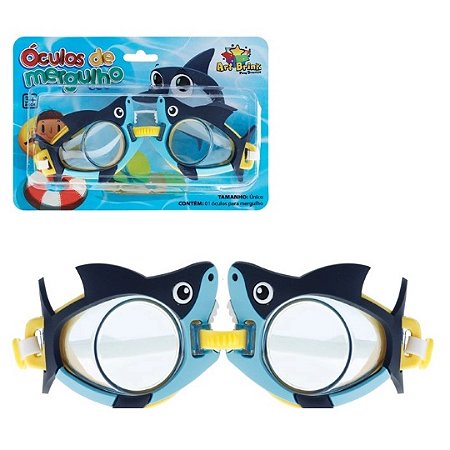 Óculos De Mergulho Infantil Natação Alça Ajustável Personagem Praia Piscina Criança Diversão Verão