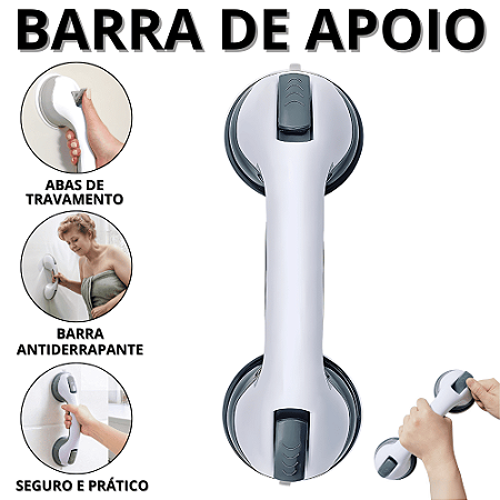 Suporte Para Banheiro Idoso Barra De Apoio Para Idosos Corrimão De Parede Ventosa Grávida Deficiente