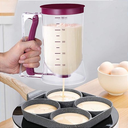 Dosador De Massa Para Bolo Funil 900ML Copo Dispenser Medidor Cozinha Confeitaria Panquecas Bolo Crepe Waffle Cupcake
