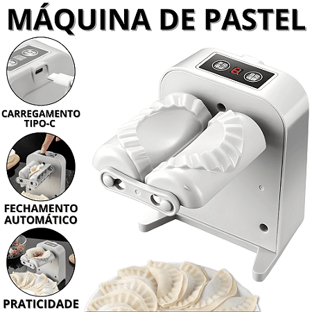 Máquina De Pastel Eletrica Fechador De Pasteis Molde De Pastelzinho Pequeno Cozinha Pastelaria