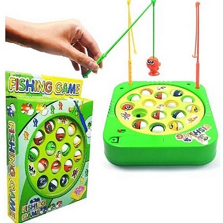 Jogo Pesca Maluca Pescaria Pega Peixe Brinquedo para Crianças