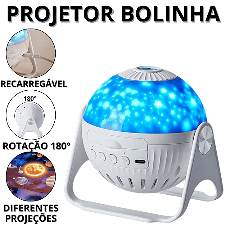 Projetor Galaxia 7 Em 1 Abajur De Estrelas Para Quarto Luminária Galáxia Abajour Para Quarto