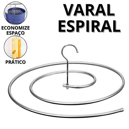 Varal Redondo Para Lençóis Espiral De Inox Circular Lençol Cobertor Coberta Toalha Manta Apartamento