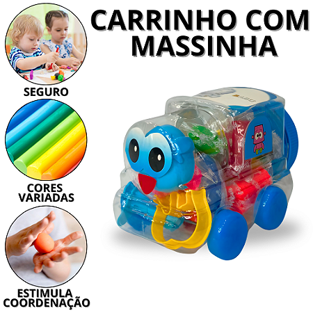 Brinquedo Infantil Massinha Massa De Modelar Com Molde Massinhas Coloridas  Brinquedos Criança Bebê