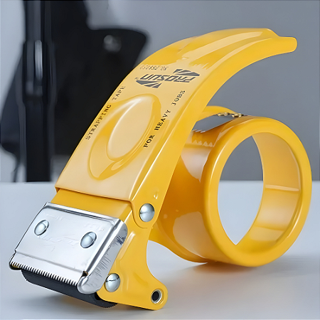 Porta Durex Grande Aplicador De Fita Adesiva Larga Passador de Fita