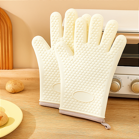 Luva Termica De Silicone Para Forno Cozinha Churrasco Pegador Quente