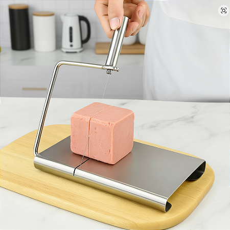 Fatiador de Frios Manual Inox Multiuso para Cozinha