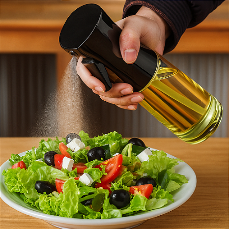 Spray de Azeite 180ml Borrifador Culinário de Vidro