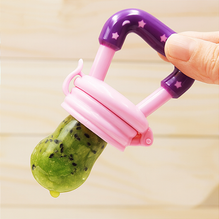Chupeta Alimentadora de Silicone para Bebê Mordedor Sensorial Porta Fruta