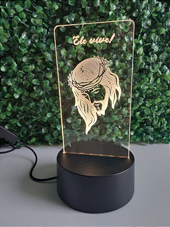 Luminária Led em Acrílico