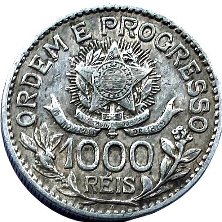 Moeda 1000 Réis 1913 Prata 900 [Brasil/República] - NEP [Numismática em  Perspectiva]