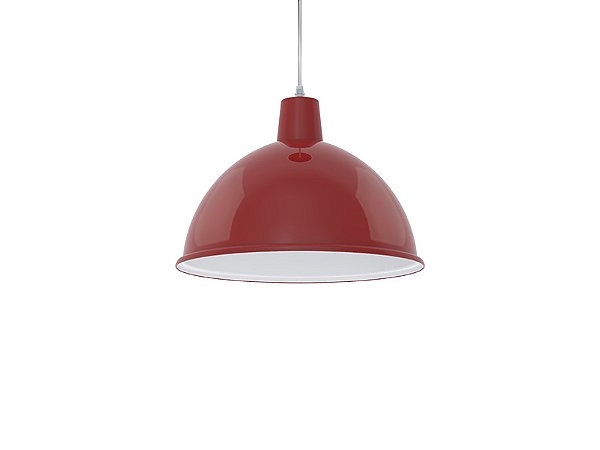 Lum Pendente Taschibra Design Td 821 Vermelho