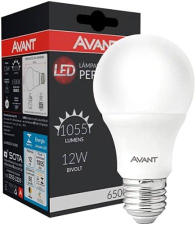 Lâmpada Led Avant 12W- Bivolt- 6500k