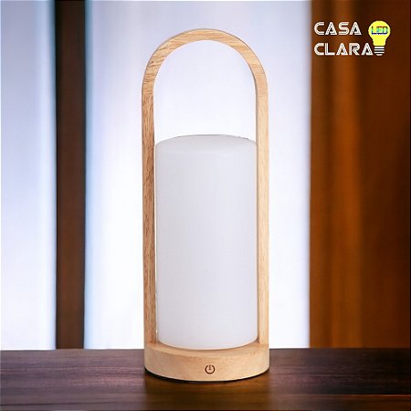 Abajur Touch  Recarregavel Ats-001