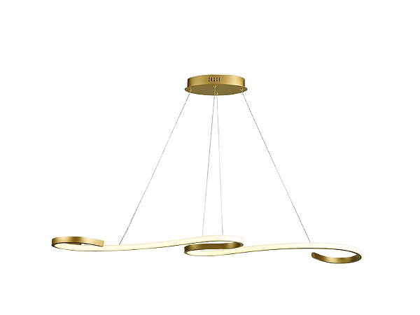 Pendente Led Taschibra Milao 3000k 30w Ouro Fosco-7897079007909