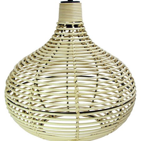 Pendente Lpb-001 E27x1 360xh355mm Bambu
