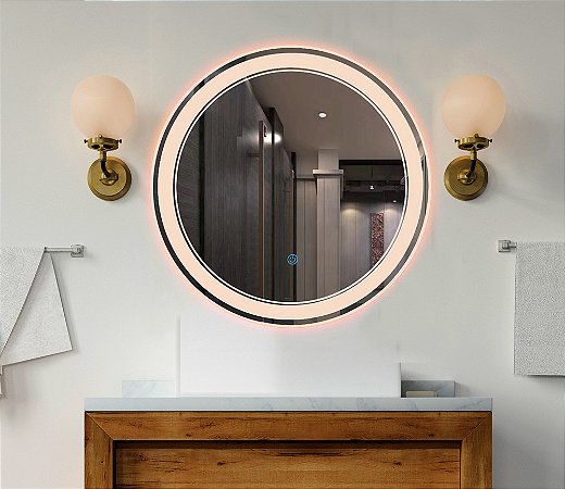 Espelho Led Touch Elt-06 24w 3000k