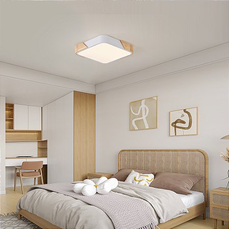 Plafon Led Quadrado Psq-040b 3 Em 1