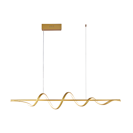 Pendente 100cm 36w 2520lm Gold