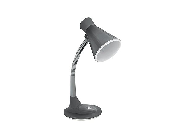 Luminaria De Mesa Tlm 03 Taschibra E27 Cinza