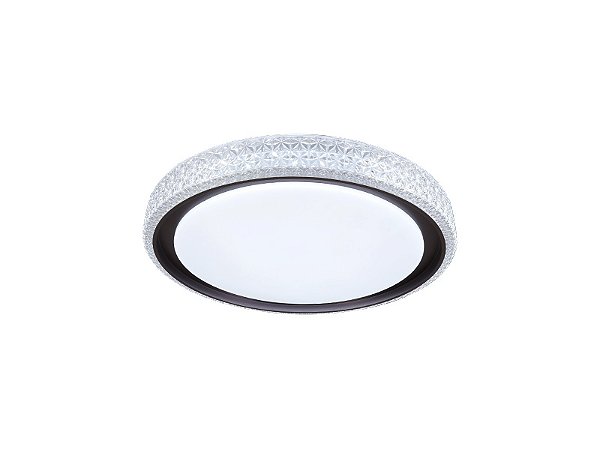 Plafon Led Taschibra Redondo Iris On Tw 20w Preto
