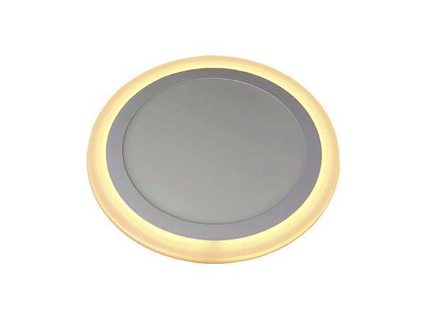 Painel Led Dual Color 18w+6w Embutir Redondo