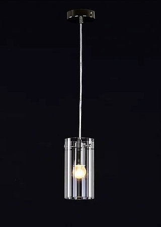 Pendente Odessa Metal Preto Perolado 1x G9