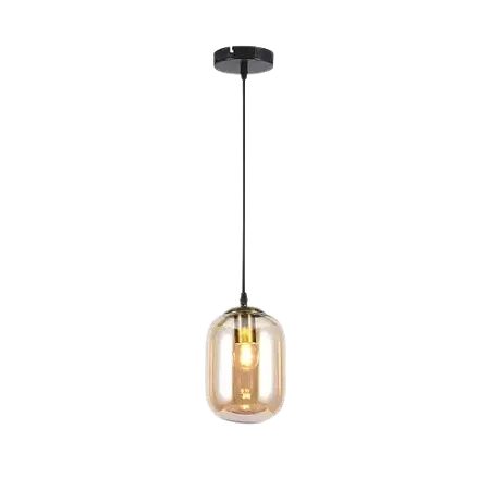 Pendente Glass Champagne Ambar E27 50x200mm Ip20