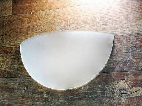 Arandela Jurere 30cm Vidro Fosco 1xe27 Branca