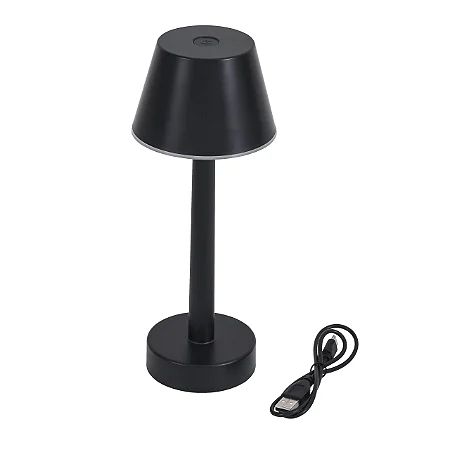 Luminaria Firenze Preta 3w 3000k E Rgb 150 Lumens Ip54 Bivolt