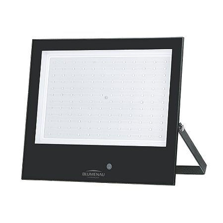 Refletor LED Play 200W IP66 Alum Quad 283mm Bivolt Decorativa RGB - Preto