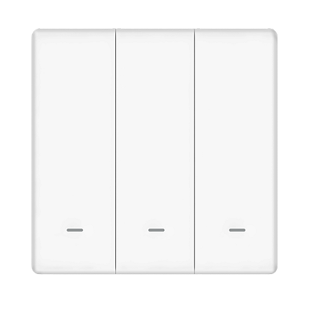 Interruptor Smart Bat. 3v, 3 Teclas, Ble+Sigmesh Myhouse X, Branco