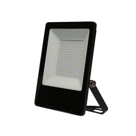 Refletor Tr Led Pro 100w 6500k Preto-Der/02 Preto