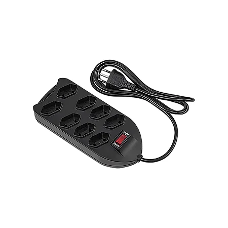 Protetor Eletronico C/ 8 Tomadas Epe 1008+ Pt