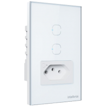 Tomada Simples 10a Smart Wi-Fi Ets 2002 Branco