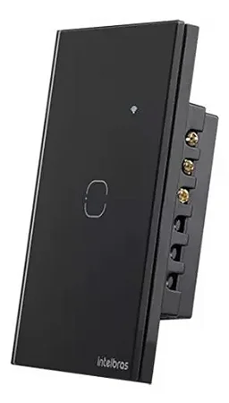 Interruptor Smart Wi-Fi Touch Preto Ews 1001