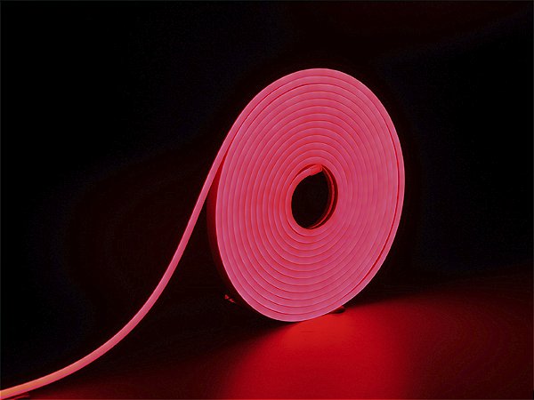 Fita Led Neon Flex 8w 120 Leds/M 25m 220v Ip65 Vermelha-Der/05 Vermelha Vendida P/ Metro