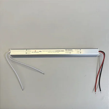 Fonte De Alimentacao Slim P/Perfil 4a48w 100-240v Dc12v