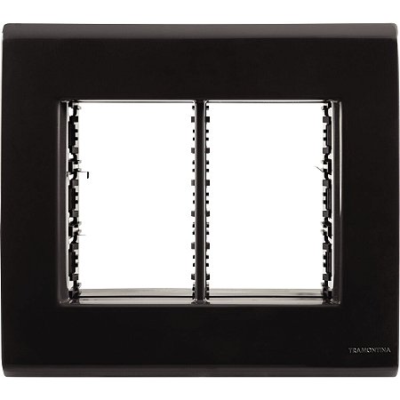 Placa 6 Postos 4x4 Tramontina Liz Grafite