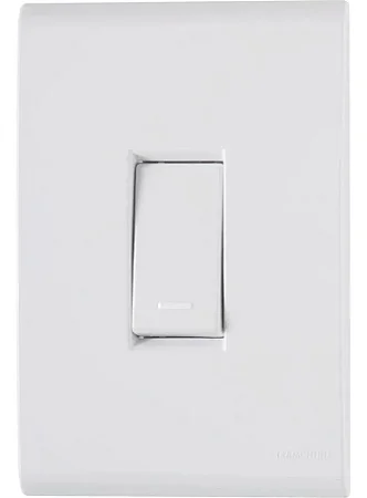 Cj. Interruptor Simples 10a/250v Liz Branco Tramontina