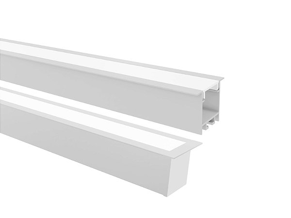 Perfil Led Taschibra Apex 35 Embutir 28x35x1000mm Branca